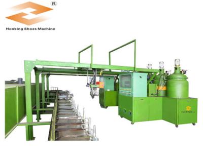 China Cantilever or crown block PU sports shoes shoesole molding machine (1/2/3 color) for sale