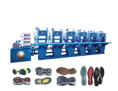 China Sport Shoes / Hiking Shoes Vulcanized Type Rubber Sole Machine Making Price for sale