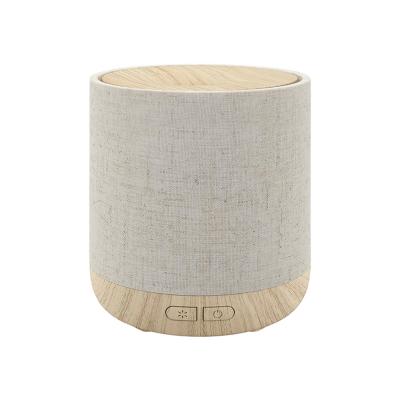 China Household New Arrival Essential Warm Wood Cloth Aromatherapy 200Ml Lamp Night Aroma Diffuser Bottle for sale