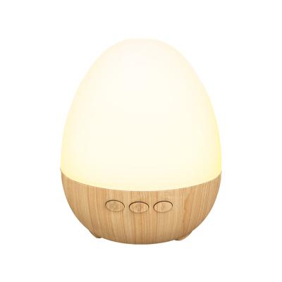 China Household New Listing Wood100Ml Bottle Lamp Wooden Night Lamp 7 RGB Electric Aroma Diffuser for sale