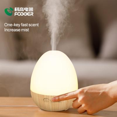 China Household New Arrival Cool Mist Humidifier Wood Log Screw 100Ml 7 RGB Lamp Night Flame Aroma Diffuser for sale