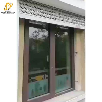 China Modern electric anti-theft ventilation hollow elevator door shutter rolling aluminum alloy elevator household special rolling door for sale