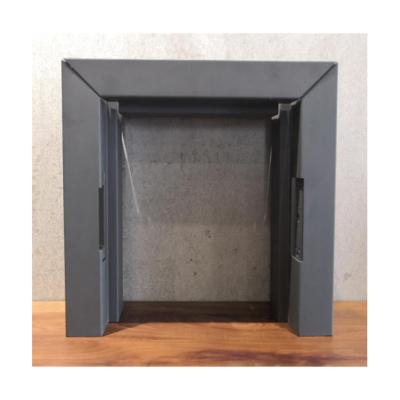 China Modern Gray Primer Hollow Metal Frame For Fire Rated Wooden Door In Hotel for sale