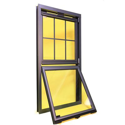 China Custom Aluminum Double Tilt Magnetic Aluminum Window Screen Window Design Tent Hung Window for sale