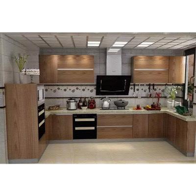 China Complete modern melamine kitchen furniture, galley kitchen, custom country style sideboards for sale