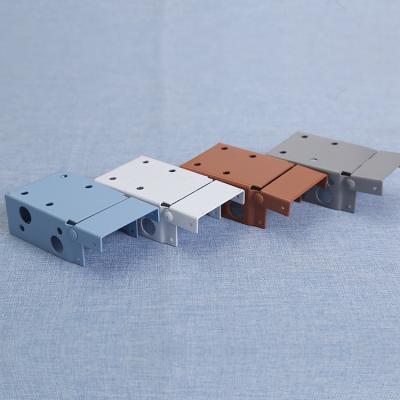 China 5cm Components Blind Rail Accessories 5cm Bottom Rail Curtain Shutter Installation Accessories Modern Wholesale Wooden Curtain Bracket for sale