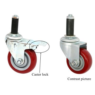 China other 4 inch 5 inch 6 inch industrial caster running wheel 3 inch universal wheels and inserted without caster static for sale