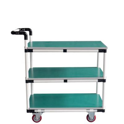 China Plastic Structure Pipe TUBE LEAN PIPE Platform Cart Stainless Steel Case for sale