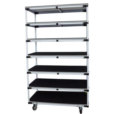 China Structure Pipe Storage Rack, Hardware Rack Lean Pipe Rack, Customized Lean Pipe Assembly Products for sale