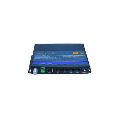 China Triple Play Guangtai CATV & 4 10/100M LAN Triple Optical Game FTTH ONU Receiver (H9122LG-4FE) for sale