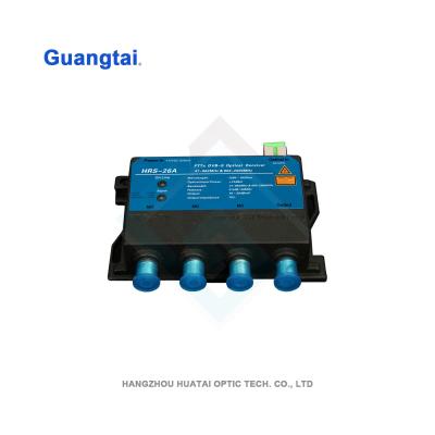 China Guangtai FTTH 1310/1490/1550nm CATV TV PIN Receiver and SAT-IF Mini WDM Satellite Fiber Optic Receiver Node (HOURS-26A) for sale