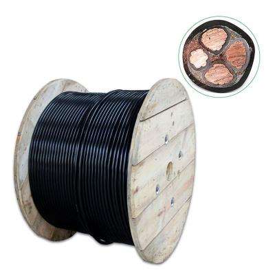 China Construction Multi-pattern Pure Copper Steel Tape Armored Cross Linked Power Cable YJV YJV22 for sale