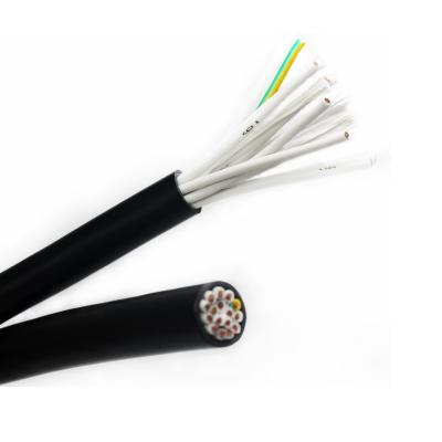 China Construction Wholesale KVVR 4 Core Soft Copper Core Sheathed Wire Control Soft Cable for sale