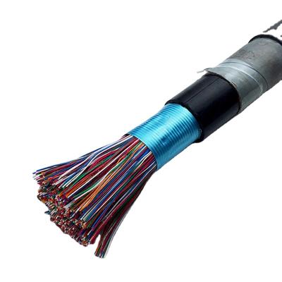 China Television/CATV/Telecommunication Hya/hyv 100 Types Underground Copper Cable Pair Telephone Cable for sale