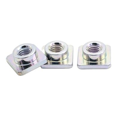 China Heavy Industry Hot Selling White Galvanized Carbon Steel With Square Washer Limitator Nut for sale