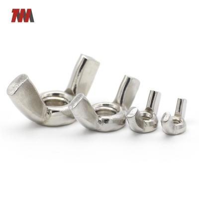 China Wings Style Stainless Steel Nut Wings Stainless Steel Butterfly Nut With Thumb Nut for sale