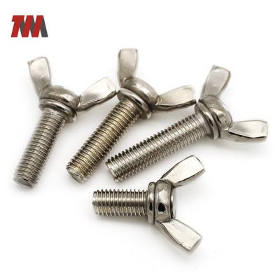 China Stainless steel butterfly induction sheetrock head screws with stainless steel for sale