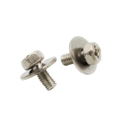 China High Quality HEX Stainless Steel Hex Head Phillips Drive Sems Screw Big Joint Bolt for sale