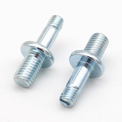 China Custom 304 316 Round Fasteners Stainless Steel Double End Threaded Studs Rod Way Dowel Screws for sale