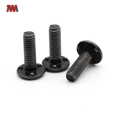 China Pan Welding Stud Bolts Flat Head Bolt Threaded Screw with Three Point for sale