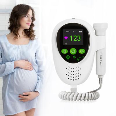 China 2021 Portable Baby Heartbeat ABS New Arrival Pocket Doppler Doppler Baby Fetal Heart Monitor For Pregnancy for sale