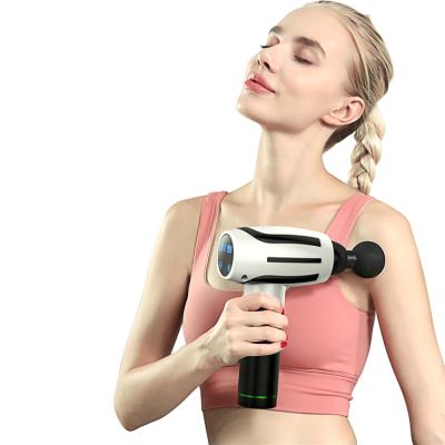 China Best-selling Handheld Body Massager Gun 6 Speed ​​LCD Body Massage Muscle New Design Full Body Vibration Fitness Wireless Electric Body for sale