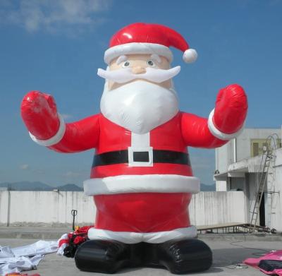 China Oxford cloth or pvc tarpaulin giant inflatable Santa Claus /huge Christmas balloon for events cheap price for sale for sale