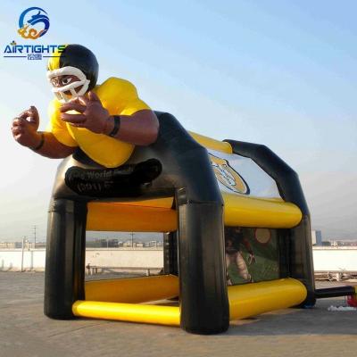 China High Strength American Football Shooting Target Factory Sale Custom Inflatable Soccer Shoot Goal for sale