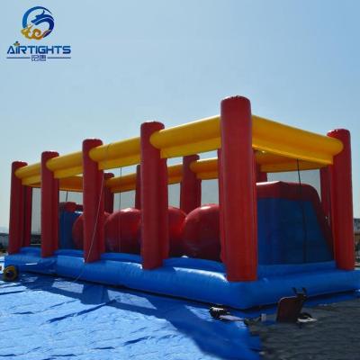 China High Strength Interactive Commercial Strong Inflatable Jumping Ball Game Wipeout Game for sale