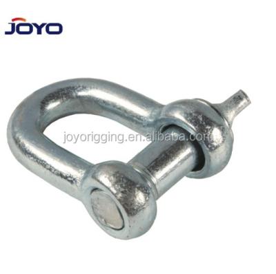 China Heavy industry high quality riggings 3/8 3/4 7/8 galvanized type screw pin dee chain US shackles for sale