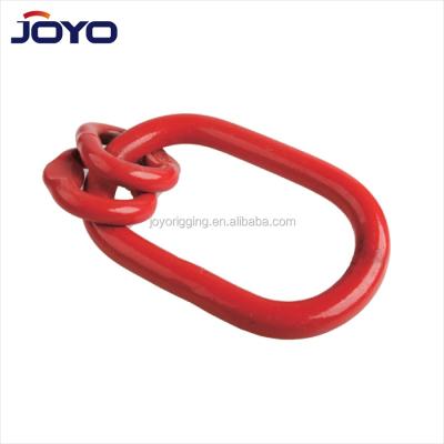 China ALLOY G80 rigging material alloy steel drop forged US A345 lifting blong connecting link for sale