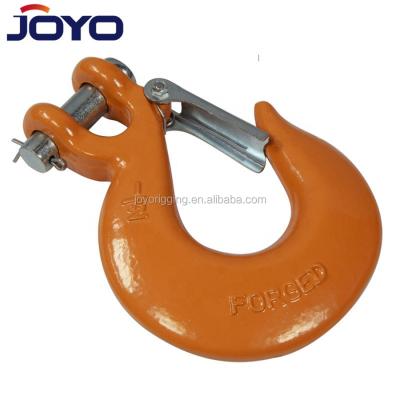 China Heavy Industry Hook Manufacturer Galvanized Drop Forged Carbon Steel Or Alloy 331 Steel Slip 14 Clevis Lifting Hooks for sale