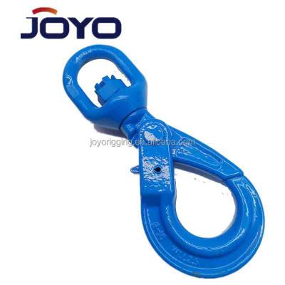 China Heavy Industry G80 G100 Swivel Self Locking European Type Safety Lifting Hooks, CE Certification, ISO9001:2015 for sale