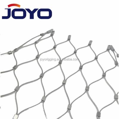 China Architectural Stainless Steel 304/304L/316 /316L Diamond Ferrule Type Flexible Stainless Steel Wire Rope Mesh, ISO9001:2015 for sale