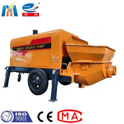 China 180mm Cylinder Small Concrete Pump 80Bar High Pressure Diesel Concrete Pump for sale