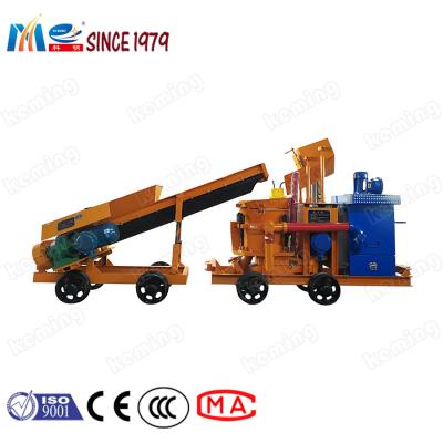 China 13Kw Dry Shotcrete Machine With Feeder And Mixer Gunite Machine Station for sale