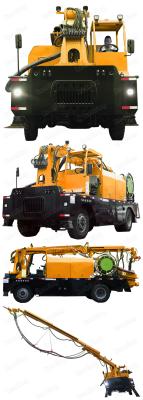 China Customized Left Side Driving Shotcrete Truck 16t Robotic Shotcrete Machine for sale