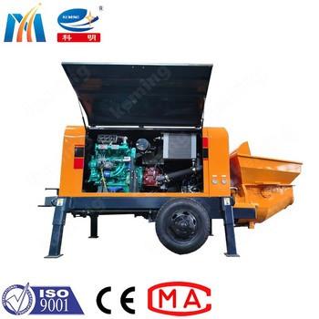 China 380V 50Hz Diesel Concrete Pump 1800mm Cylinder Stroke Mini Cement Pump for sale