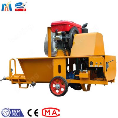 Cina KLW180D Diesel Mortar Spraying Machine Mortar Plaster With Famous Engine in vendita