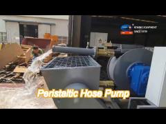 new design peristaltic pump squeeze hose pumping machine with storage tank