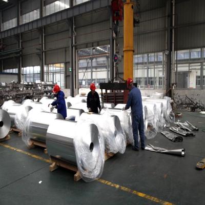 China Silvery 5052 1400mm Color Coated Aluminum Coil for sale