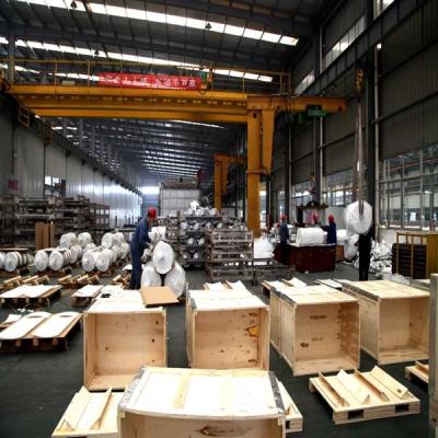 China Papel de aluminio ancho adicional enorme de plata del llano 0.1m m en venta