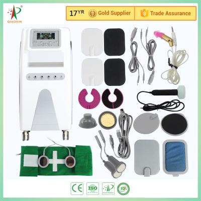 China 6 Channels 17 Modes 32 Levels Intensity Hospital Clinic Therapy EMS Pain Treatment Electrotherapy Machine with Ultrasound, Laser, Infrared, Medicine Penetration for sale