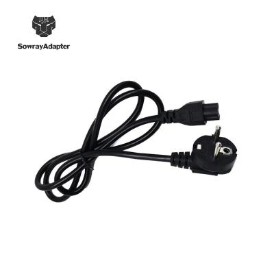 China Consumer Electronics European AC Power Cord 2 Pin Cable Power Cable Eu Plug for sale