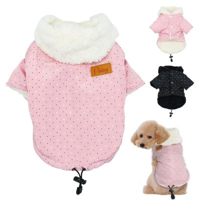 China Dogs Winter Dog Coat Jacket Pet Hoodi Small Sustainable Warm Pet Clothes Clothes Winter Pet Clothes Hoodie for sale