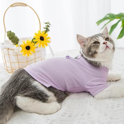 China Wholesale-Luxury Summer Pet Dog Clothes Dog Clothes Cat Dog Clothes Summer Viable for sale