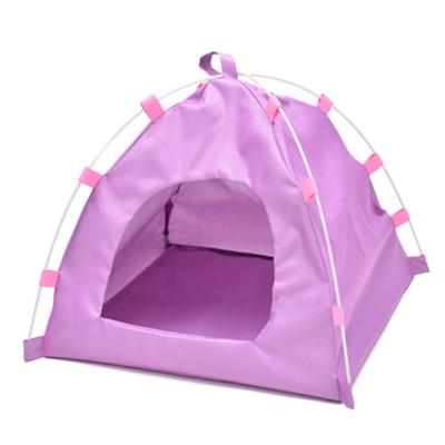 China Breathable Indoor Waterproof Pet House Teepee Tents Foldable Dog Pet Tent For Dog Pet Tent House for sale