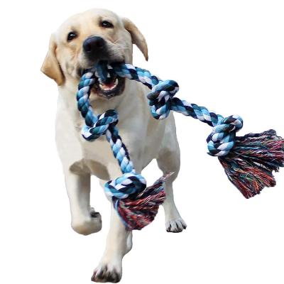 China Viable Dog Rope Toys For Chewers Tough Rope Chew Toys For Large/Medium Dog Cotton Rope Indestructible War Dog Toy for sale