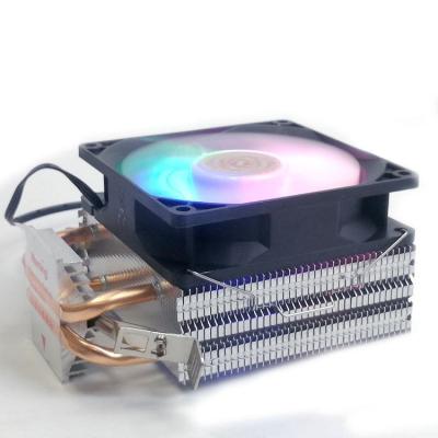 China Aluminum CPU Cooler Computer Heatsink CPU Cooler For PC Case CPU Air Cooling 90*90*25 for sale