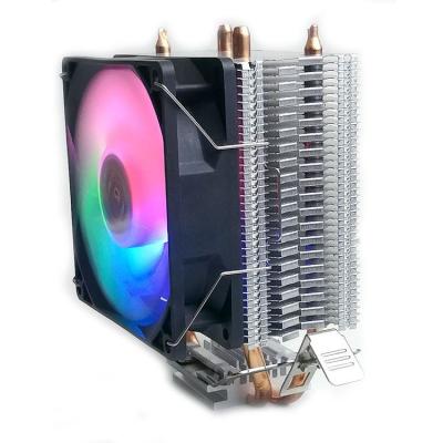 China Factory Price Copper CPU Heatsink CPU Heatsink Computer CPU Radiator Cooling Dual Fan for sale